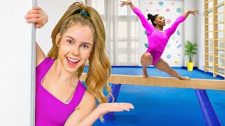 I Built a Gymnastics Gym in my House for Simone Biles [upl. by Radford220]