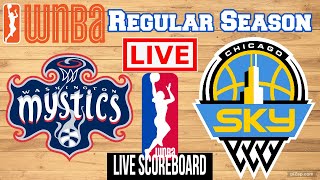 Live Washington Mystics Vs Chicago Sky  WNBA  Live Scoreboard  Play By Play [upl. by Calhoun514]