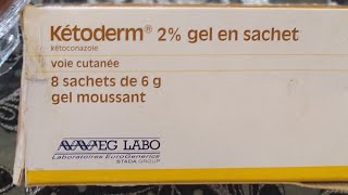 Ketoderm 2 gel الحل فعال الفضاء على قشرة شعر [upl. by Yrrad671]