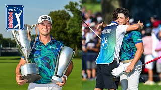 Every shot from Viktor Hovland’s win at BMW Championship  2023 [upl. by Yerhpmuh]