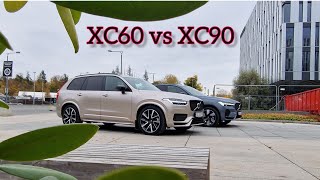 Volvo XC90 T8 vs Volvo XC90 D5 model Review and Road Test [upl. by Kape236]