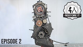 BMW E30 M20B25 Engine Rebuild Restoration  TimeLapse  Part 2 [upl. by Fiann]