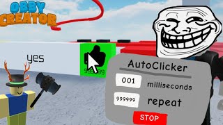 If you can spam like your own obby  Roblox Obby Creator [upl. by Ydissak]