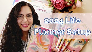 How to Set up Your Planner for Success  2024 Life Planner Setup  Erin Condren [upl. by Robi]