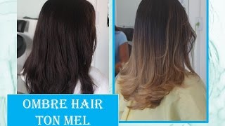 Ombre hair em Cabelo Preto [upl. by Elwaine840]