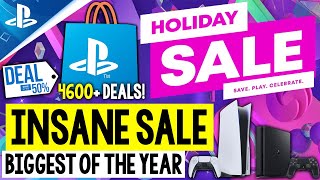 BIGGEST PSN Sale of the YEAR Live NOW PSN HOLIDAY SALE 2023  Over 4600 FANTASTIC New PS4PS5 Deals [upl. by Sears]