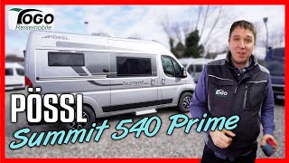 🌴PÖSSL SUMMIT 540 PRIME🌴 SkyRoof Doppelbett amp Schwenkbad  2021  TOGO REISEMOBILE [upl. by Hyams]