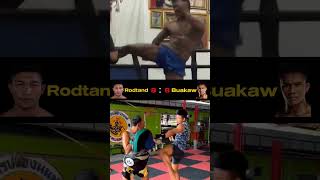 Rodtang vs Buakaw Kicks Competition muaythai rodtang buakaw [upl. by Moss949]