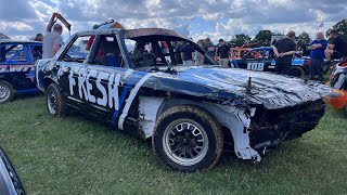 Mark Furlong incar footage Brett Fry memorial Smallfield raceway 14724 [upl. by Maloy]