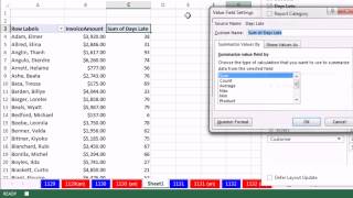 Excel Magic Trick 1131 Aging Accounts Receivable Reports On Multiple Sheets With PivotTable [upl. by Ayifas216]