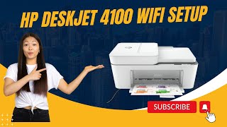 Connect HP Deskjet 4100 to WiFi  HP Printer Wireless Setup  HP Printer Setup  123hpcomsetup [upl. by Maise]