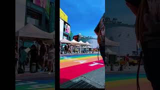 Laag sa rainbow road in Taiwan from ximen to Taipei 101 foryou ofw shortvideo [upl. by Rothberg]