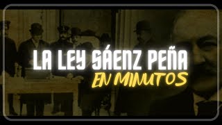 LA LEY SÁENZ PEÑA en minutos [upl. by Mcmahon446]