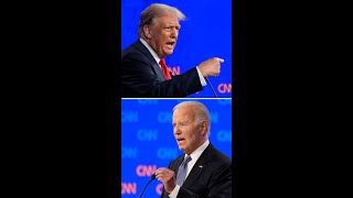 The CNN Presidential debate in 60 seconds [upl. by Nivre]