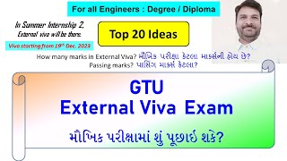 GTU External Viva Exam  Top 20 Questions  The Most Imp Que [upl. by Chenee785]