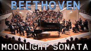 Beethoven  Moonlight Sonata  Berliner Philharmonie  Piano amp Orchestra [upl. by Layman367]