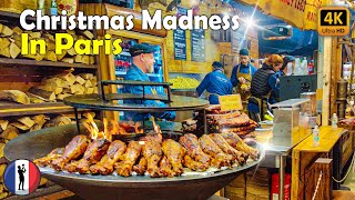 🇫🇷 Christmas in Paris  Tuileries Garden Christmas Market Place Vendôme Rue de Rivoli 4K60fps [upl. by Maxine450]