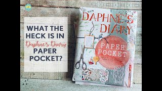 What the Heck is in Daphnes Diary Paper Pocket  UNBOXING [upl. by Mansoor358]