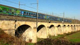 SNCF train Corail Téoz MarseilleBordeaux à Langon33 [upl. by Winton]