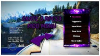 Skate 3  S3M Mod Menu Setup [upl. by Akimehs]