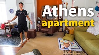 Living in Greece  ATHENS APARTMENT TOUR  7867 Per Night [upl. by Tertius361]