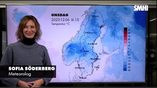 Prognos onsdag till och med fredag v49 [upl. by Yrod726]