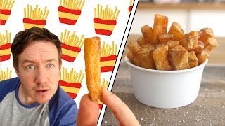 BEST homemade chips  fries recipe EVER [upl. by Nesyla]