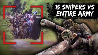 15 AIRSOFT SNIPERS VS ENTIRE ARMY [upl. by Teddi]