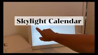 Skylight Family 15 Inch Smart Digital Touch Screen Calendar Chores List Integrative w Phone [upl. by Sukhum]