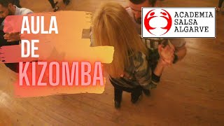 Aula de Kizomba  Academia de Salsa do Algarve [upl. by Zinah]