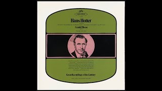 Hans Hotter SCHUBERT DIE WINTERREISE side12 [upl. by Glennis445]