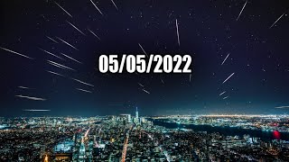 TUDO SOBRE A CHUVA de METEOROS ETA AQUÁRIDAS 2022 [upl. by Worden]