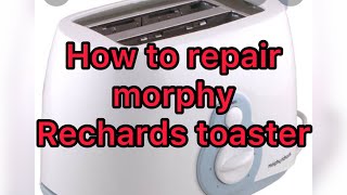 How to repair toaster  Morphy rechards toaster Toaster coil repair [upl. by Borrell]