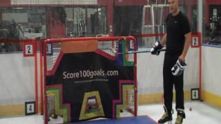 How to Score in Hockey on a butterfly goalie [upl. by Apgar]