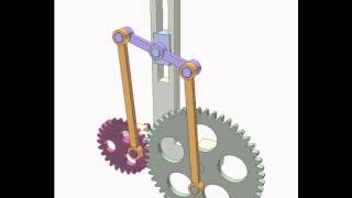 Gear and linkage mechanism 9a [upl. by Yanffit]