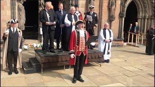 Proclamation at Lichfield Cathedral [upl. by Lramaj]