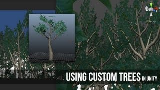 Using Custom Trees in Unity [upl. by Artinad]