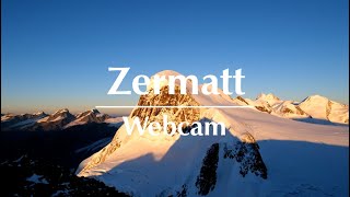 Webcam Zermatt  Atemberaubender Sonnenuntergang am Matterhorn [upl. by Llib]