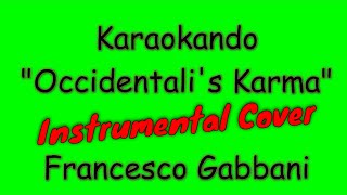 Cover Strumentale  Occidentalis Karma  Francesco Gabbani  Testo [upl. by Eseuqcaj]