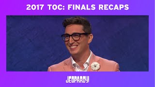 2017 Tournament of Champions Finals Recap  JEOPARDY [upl. by Reseda]