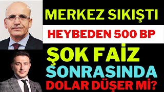 Dolarda Merkez Sıkıştı Heydeben Sürpriz 500 Çıktı  Dolar Düşecek TL Değer Kazanacak mı [upl. by Woo]