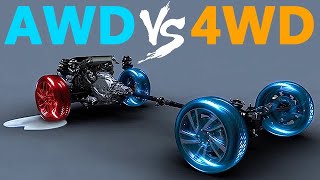 The Difference Between AWD vs 4WD [upl. by Nessej]