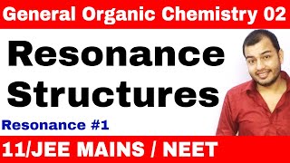 Organic Chemistry  GOC 02  Resonance 01  How to Draw Resonance Structures IIT JEE  NEET [upl. by Jennine]