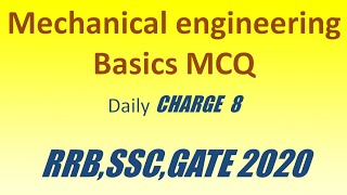 Basics Mechanical engineering MCQ [upl. by Lilllie]