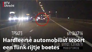 Verkeerspolitie komt hardleerse Mercedesbestuurder tegen  RTV Utrecht [upl. by Lyman110]