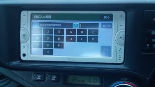 Genuine Toyota NSCP w62 card unlock radio Japan car [upl. by Anrahs235]