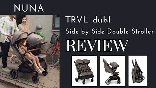 NUNA TRVL dubl Stroller Review Features amp Benefits PIPA Travel System  DestinationBabyKidscom [upl. by Monarski]