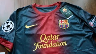 Barcelona 1213 Uniforme Local Champions League [upl. by Llevram]