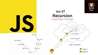 MASTER Javascript Recursion in Under 7 Minutes 27 [upl. by Mihalco430]