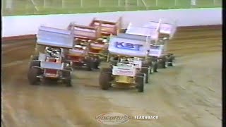 speedway Flashback Newcastle Motordrome Winfield Sprintcar Masters Div 1  23011994 [upl. by Drarrej]